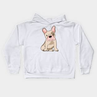 Pug illustration Kids Hoodie